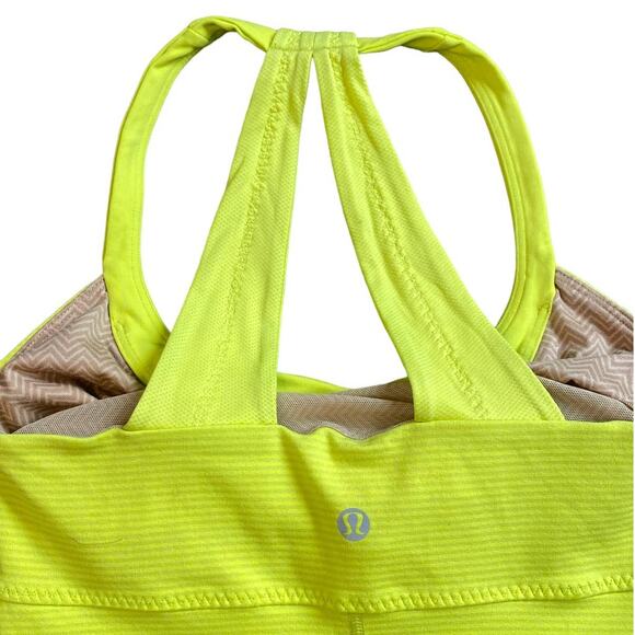 Lululemon Scoop Me Up Tank Top in Ray Bright Yellow Size 4 - Picture 7 of 10